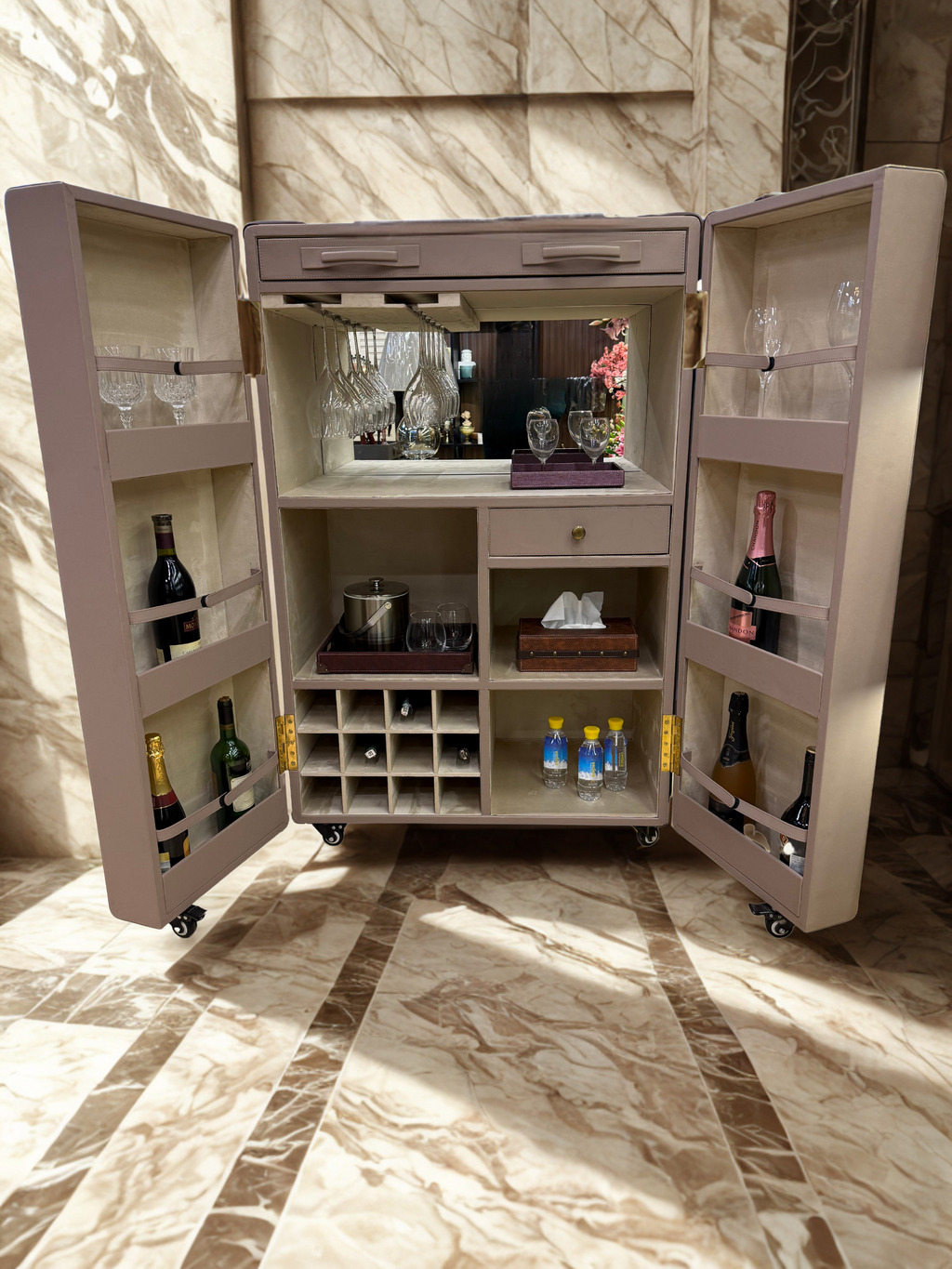 Belgravia Luxe Bar Cabinet