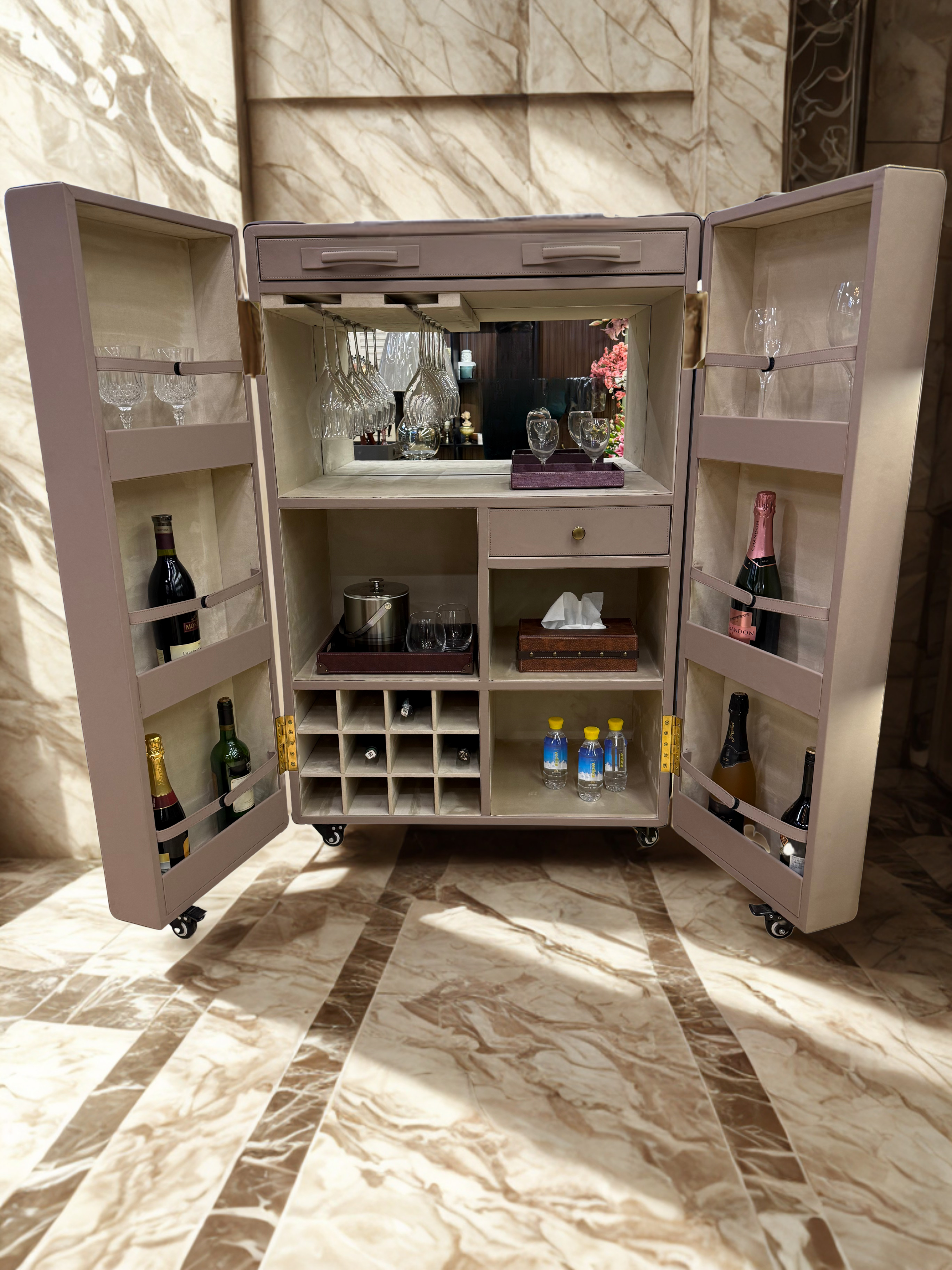 Belgravia Luxe Bar Cabinet