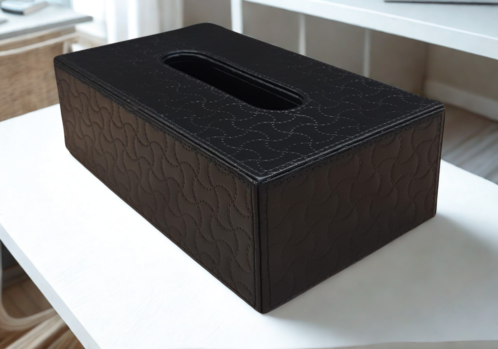 Balmoral Tissue Box - Black
