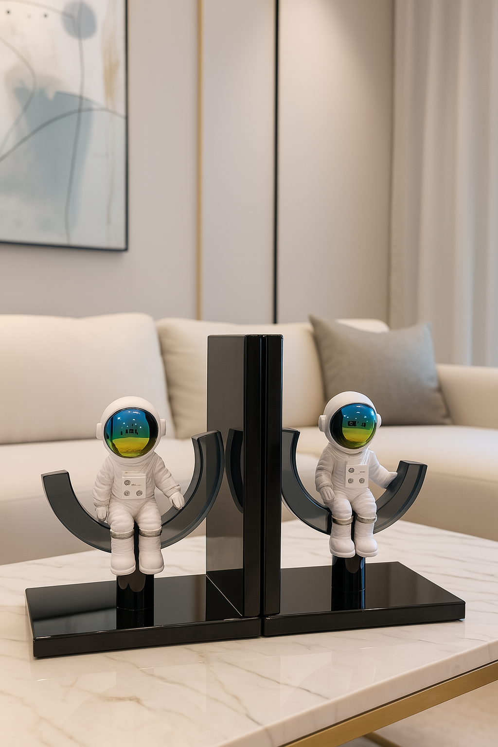 Astral Elegance Bookends