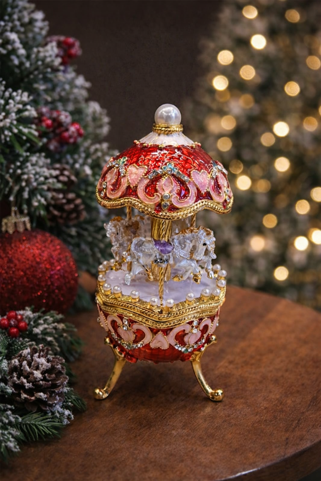 Grand Palais Carousel Trinket Box