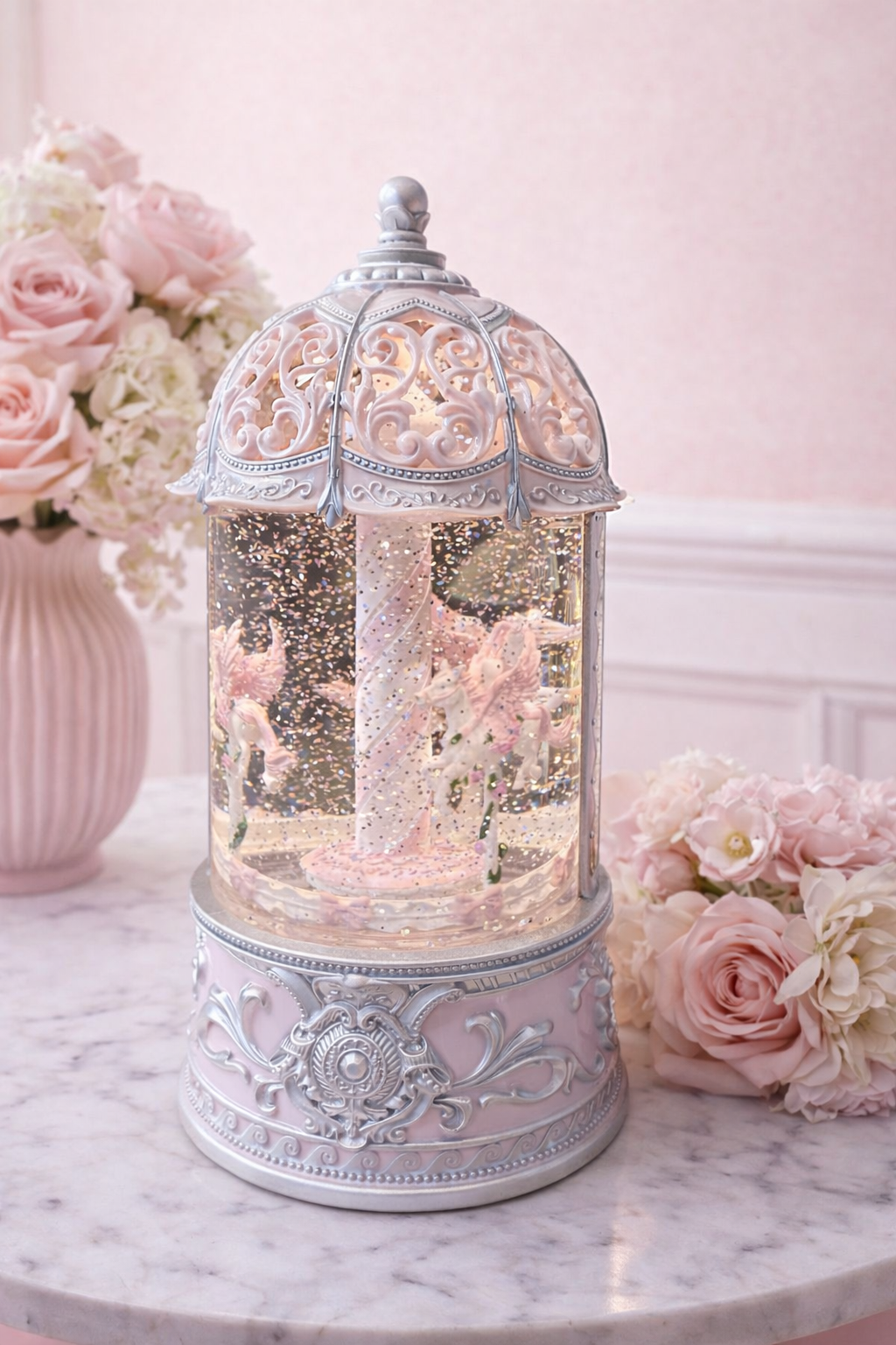 Royal Unicorn Snow Globe