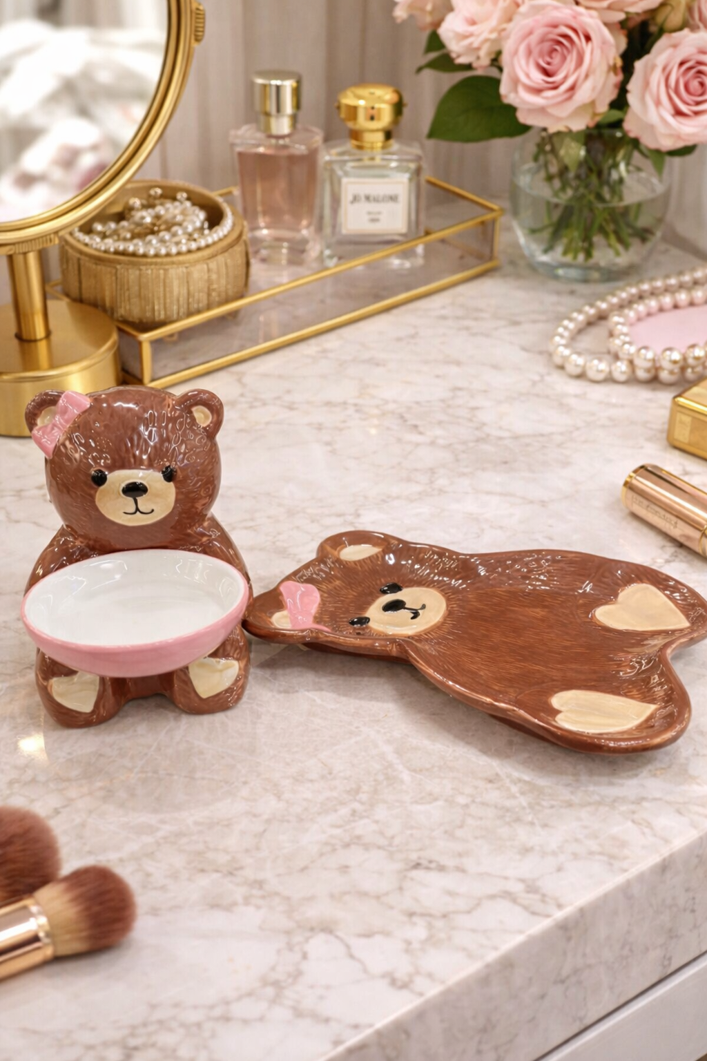 Sweetheart Teddy Trinket Tray