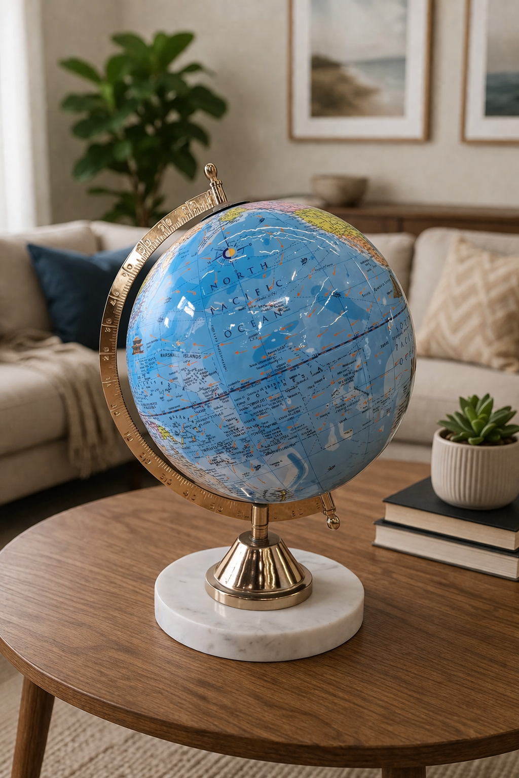 The Pacific Atlas Globe – Large