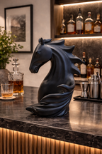 The Noir Stallion Wine Holder