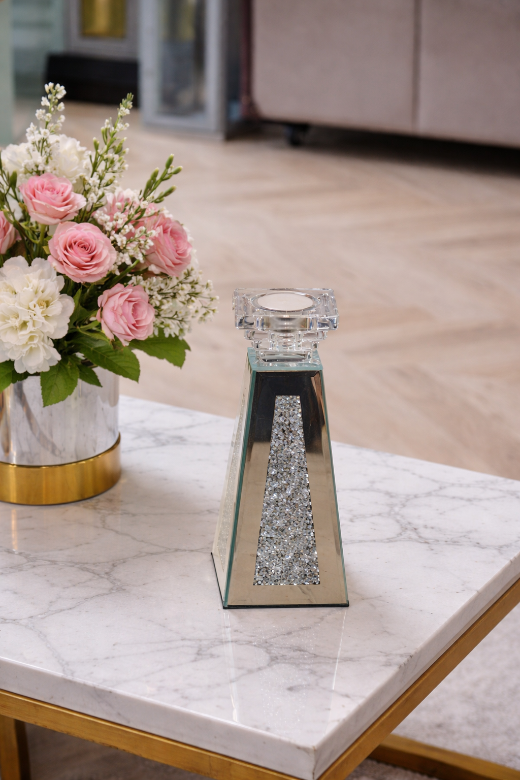 The Crystal Prism Candle Holder – Small