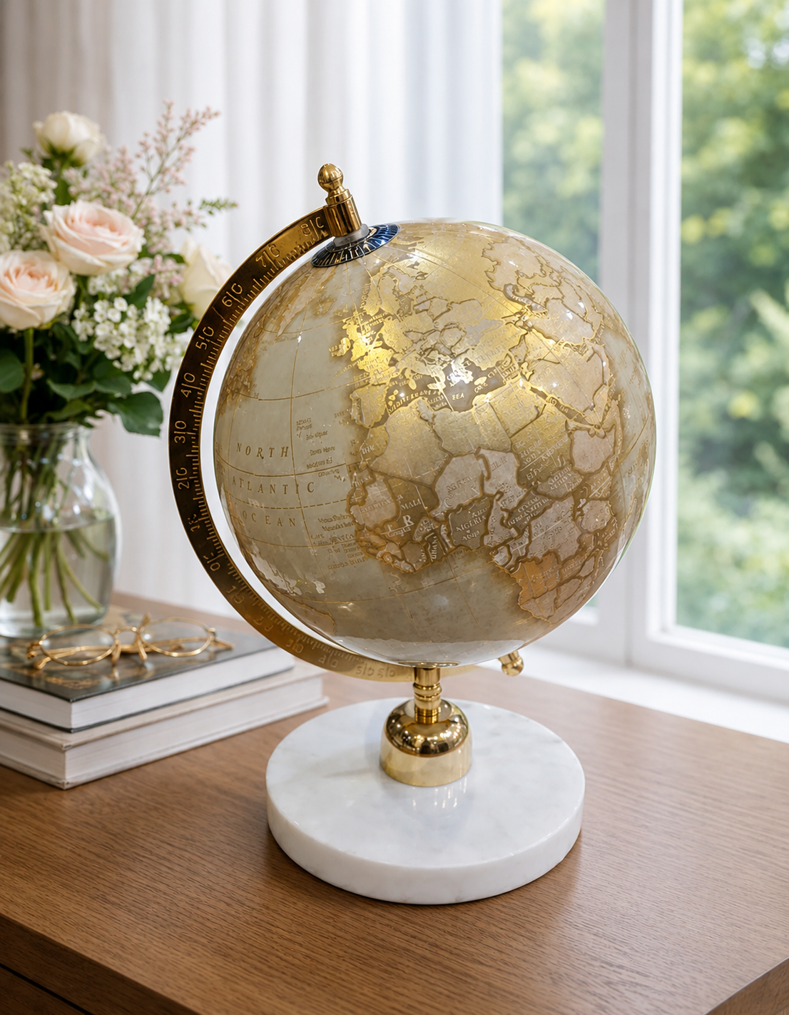 The Luxe Atlas Globe – Large
