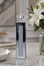 The Mayfair Crystal Column Candle Stand - Large