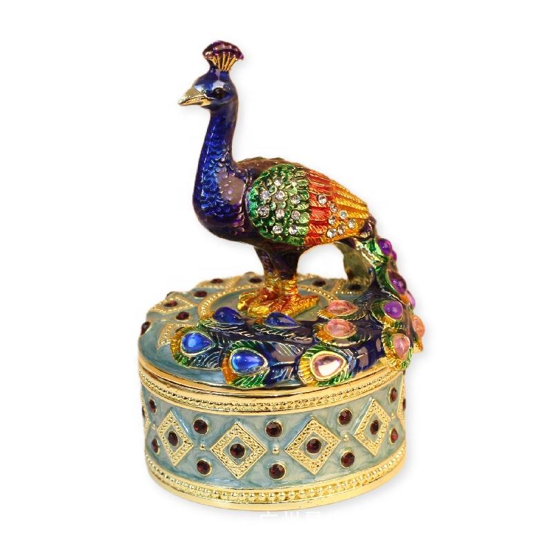 The Imperial Peacock Trinket Box