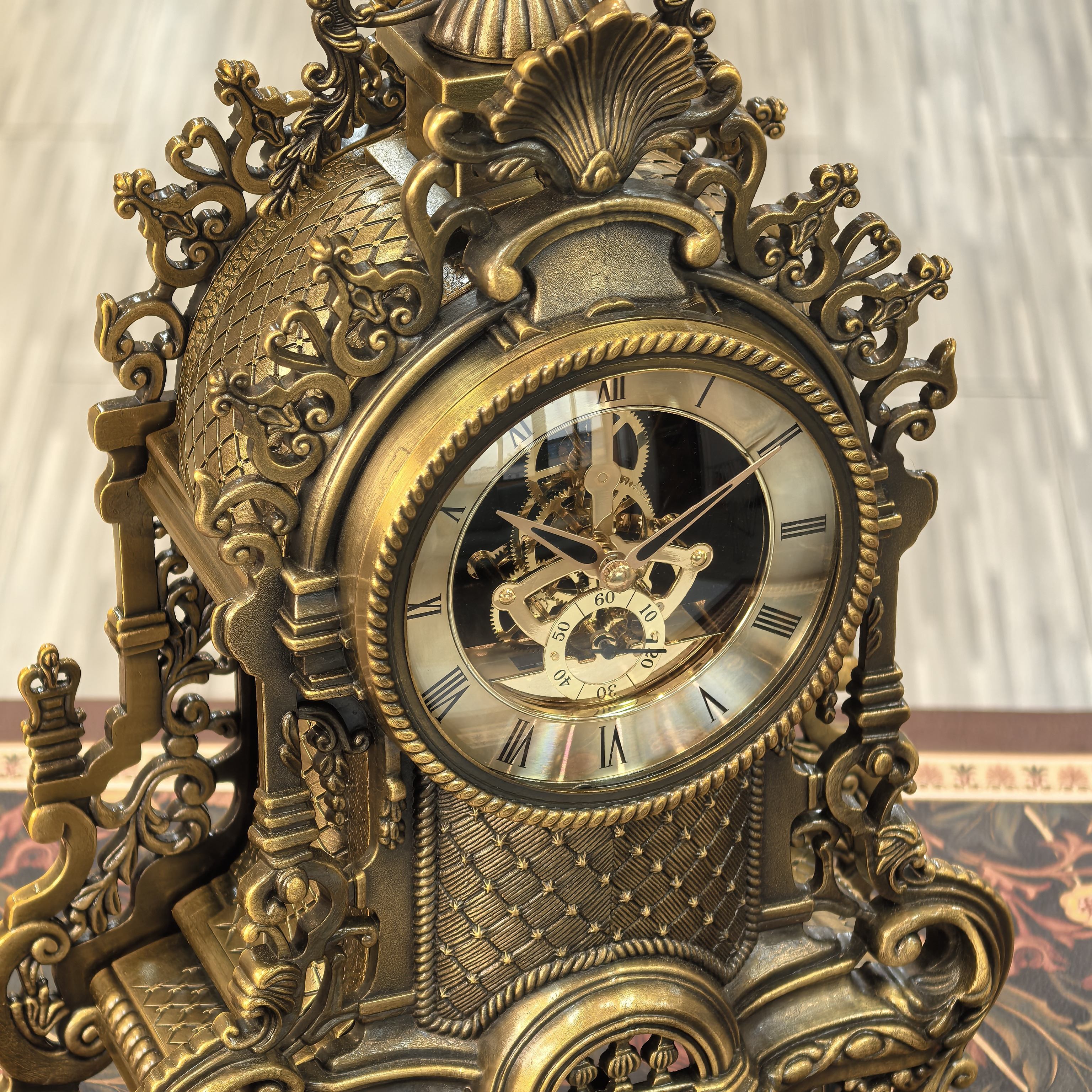 Baroque Majesty Clock