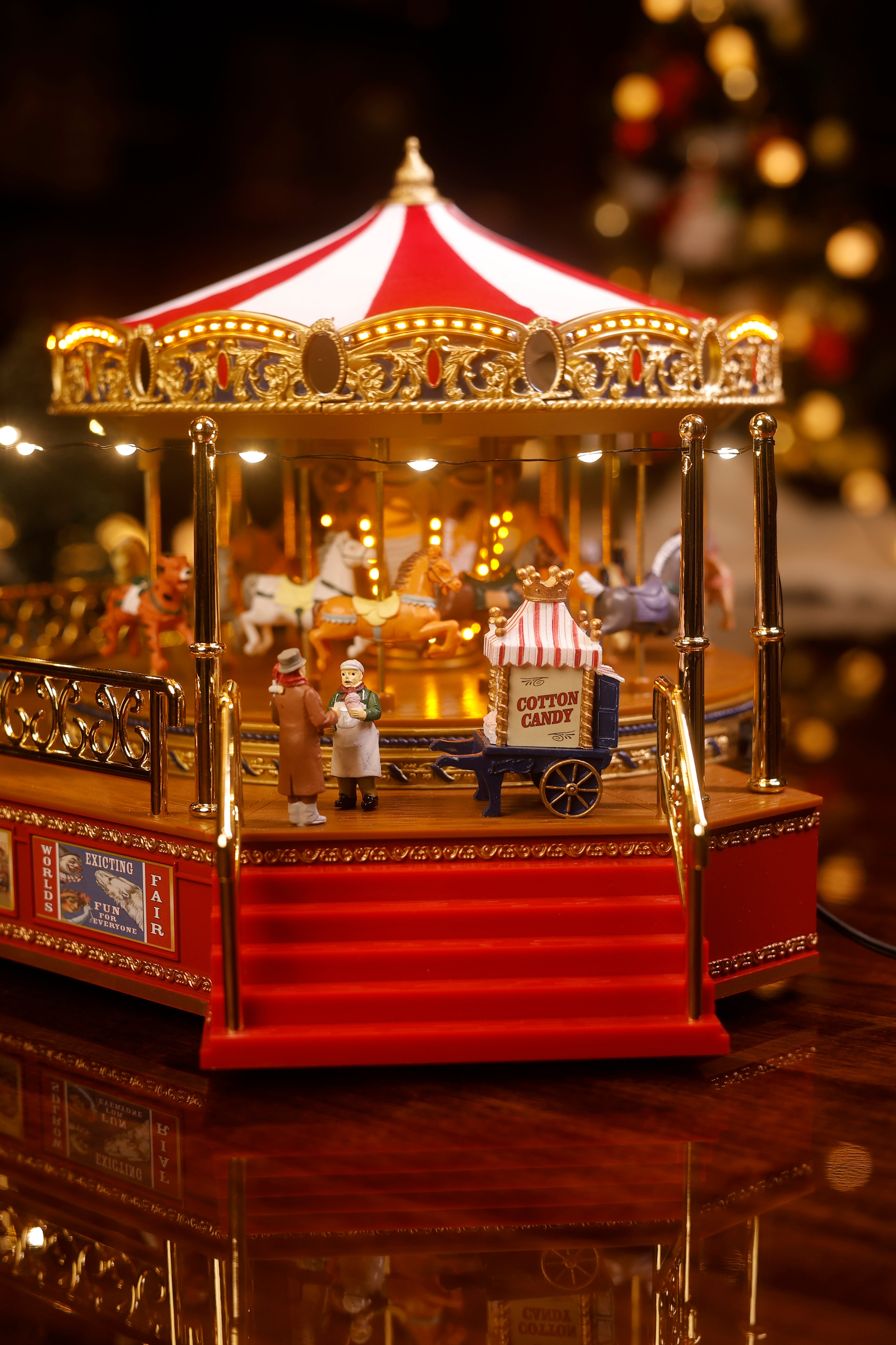 MR. CHRISTMAS Festive Symphony Grand Royale Carousel