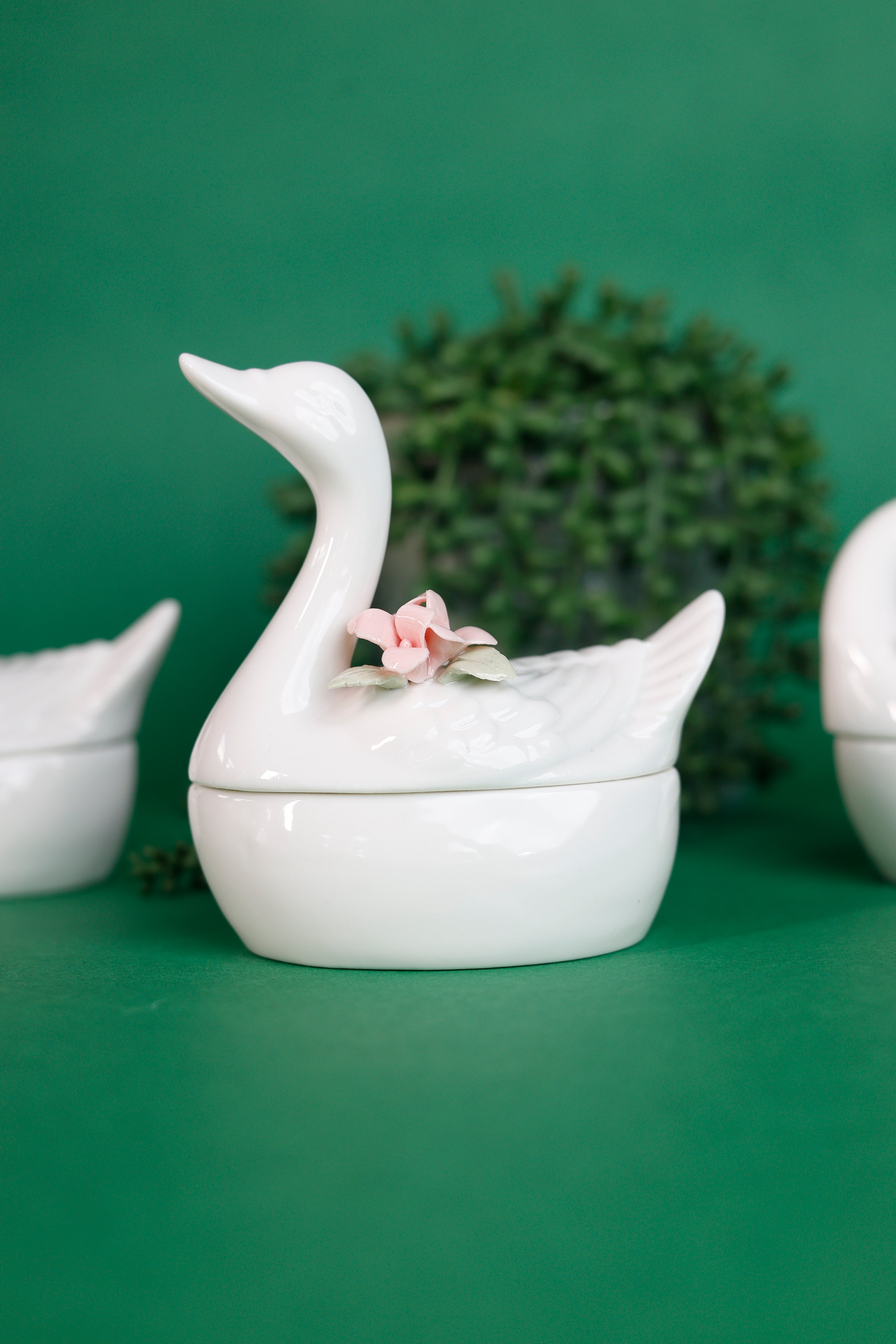 The Royale Swan Trinket Box