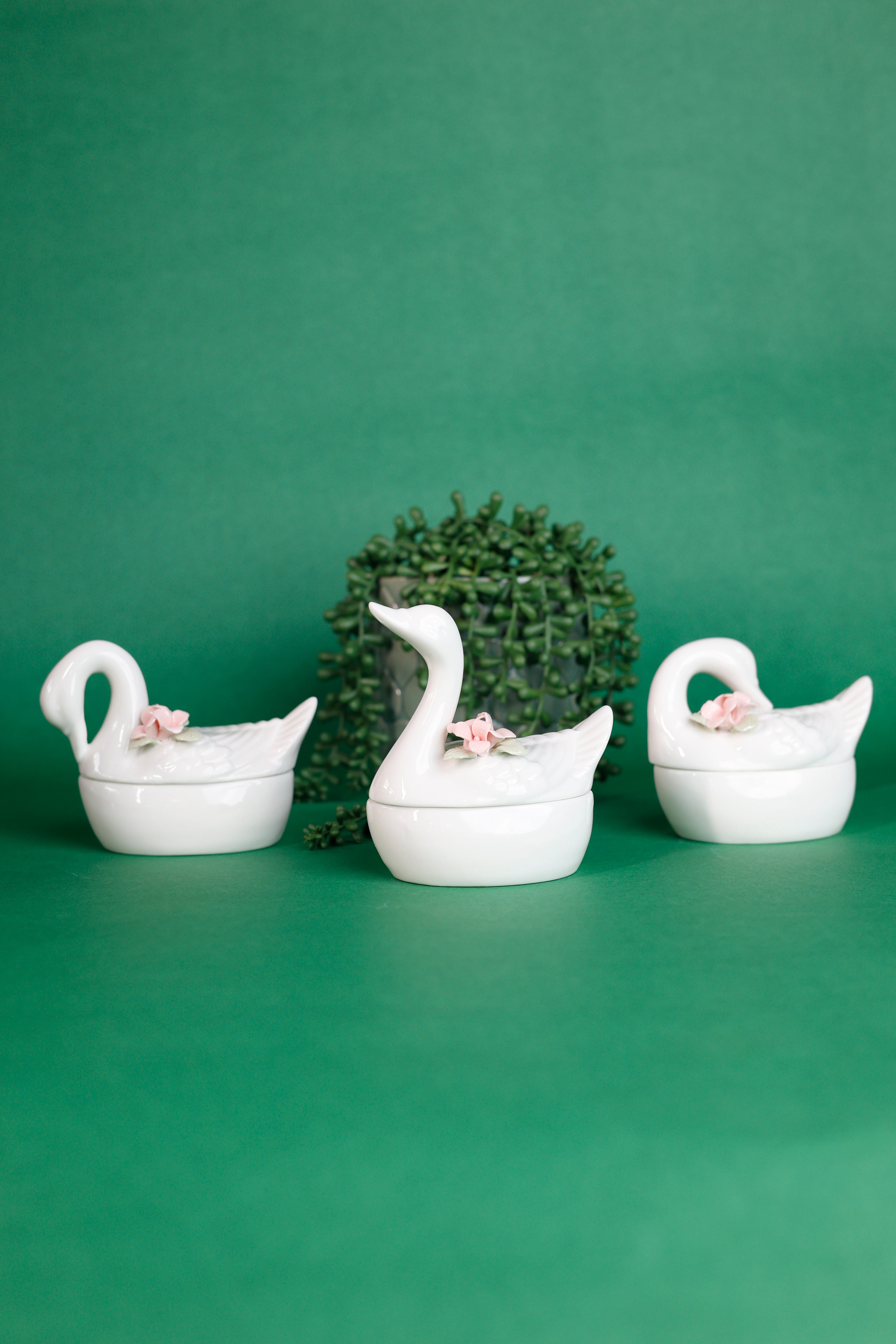 The Royale Swan Trinket Box