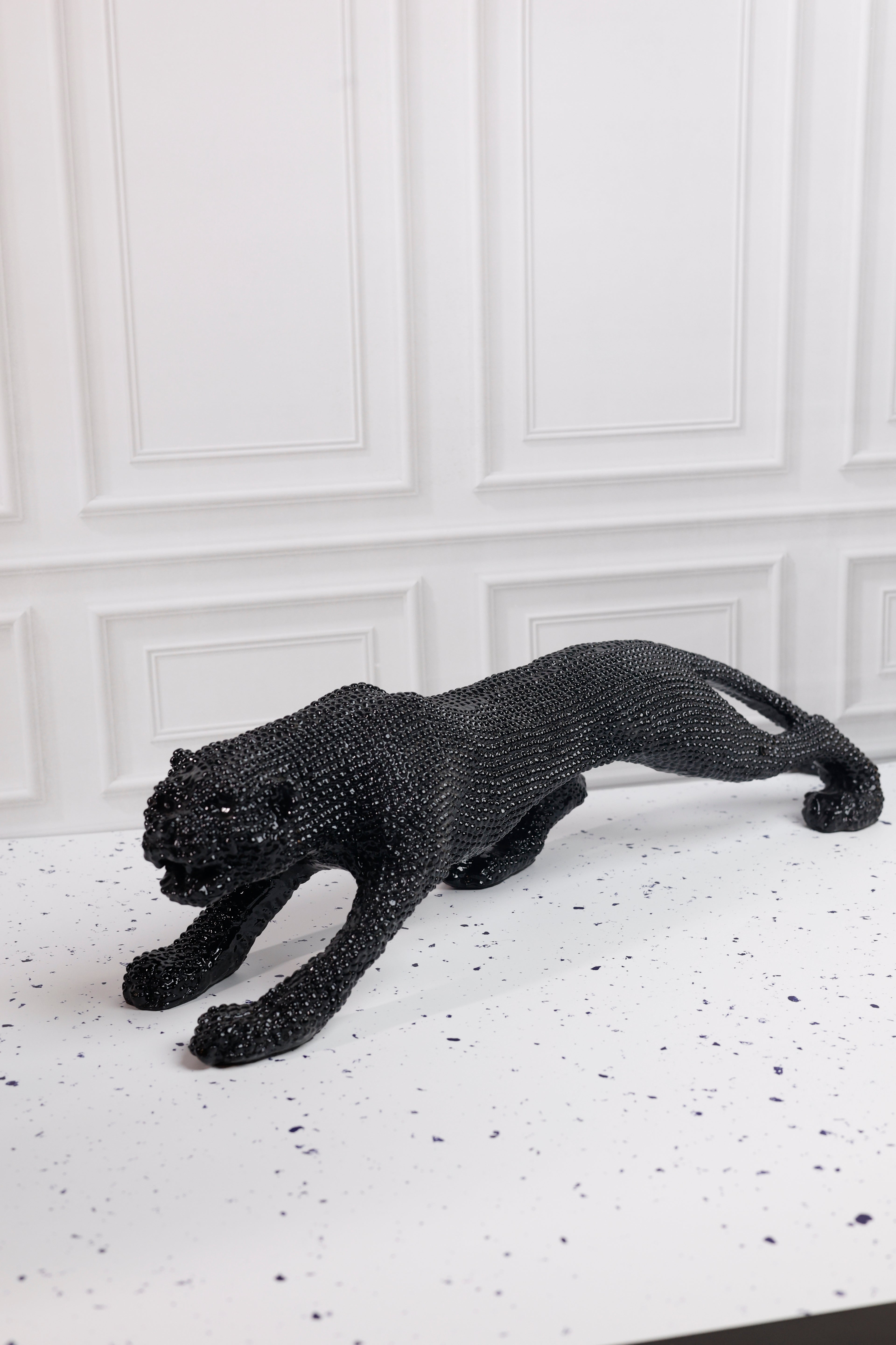The Noir Panther Sculpture