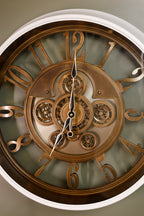 Eterna Gear Wall Clock - White