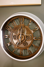 Eterna Gear Wall Clock - White
