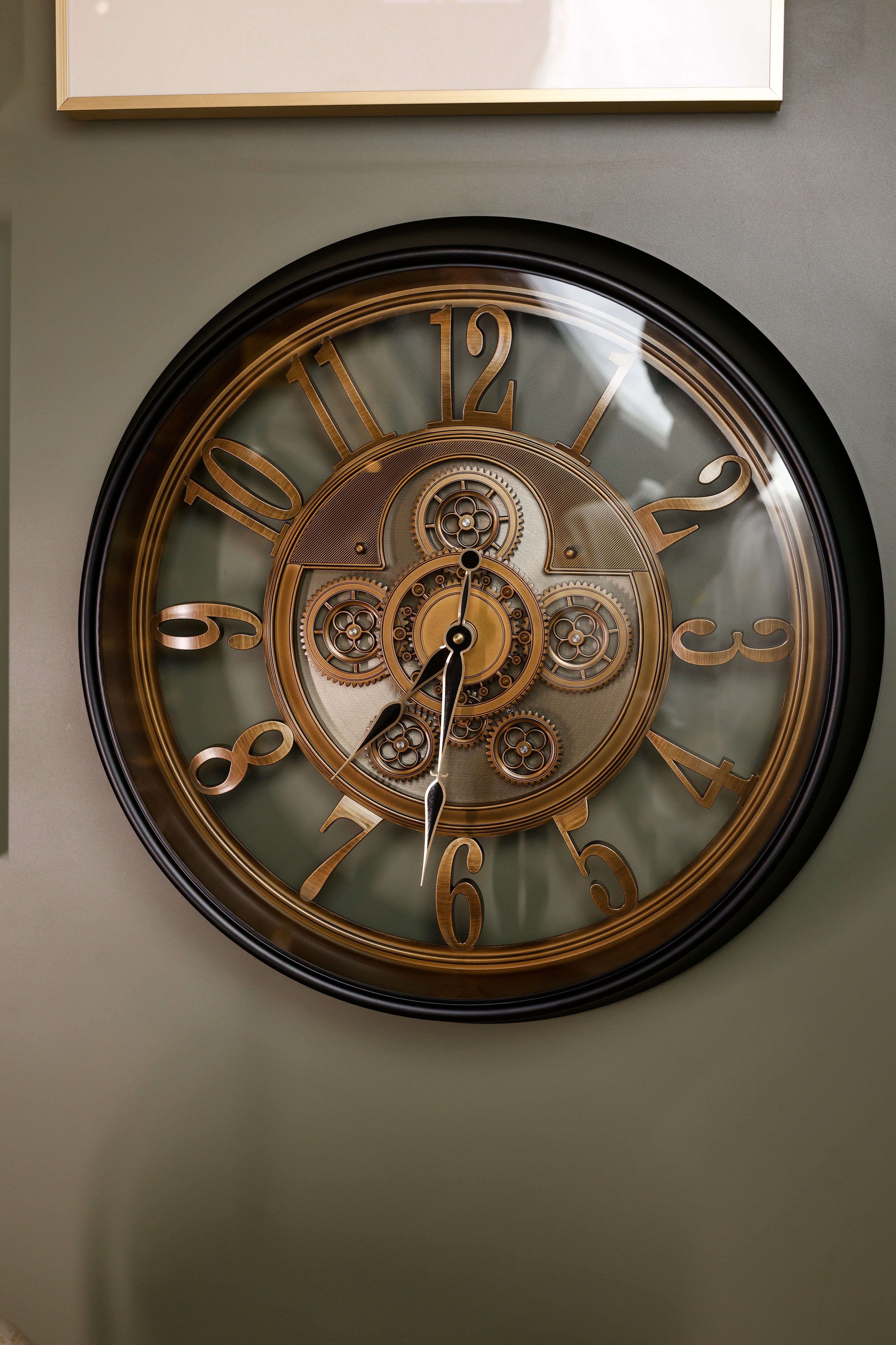 Eterna Gear Wall Clock - Black