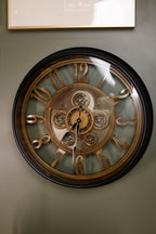 Eterna Gear Wall Clock - Black