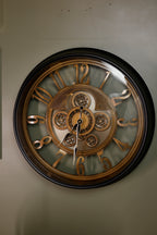 Eterna Gear Wall Clock - Black