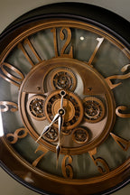Eterna Gear Wall Clock - Black