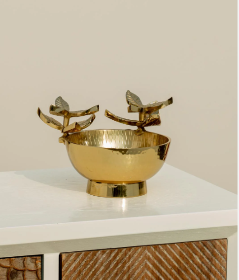 The Golden Aviary Bowl
