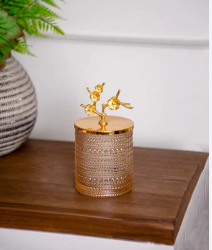 The Blossom Gilded Canister