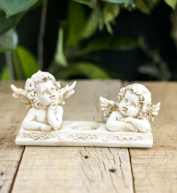 The Cherub Reverie Tealight Holder