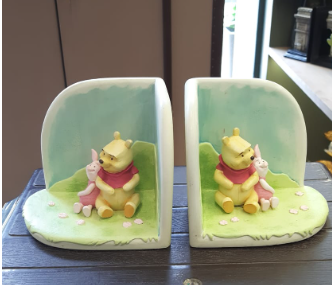 The Hundred Acre Bookends Set - Winnie The Pooh & Piglet