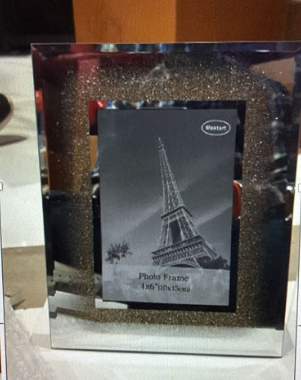 The Savoy Glitter Frame - Gold (5 X 7)