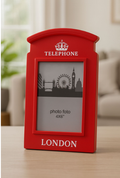 The London Telephone Booth Photo Frame