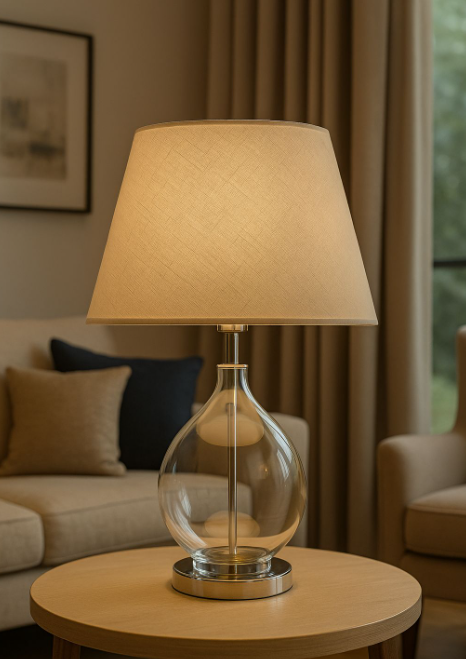 The Highgrove Glass Table Lamp