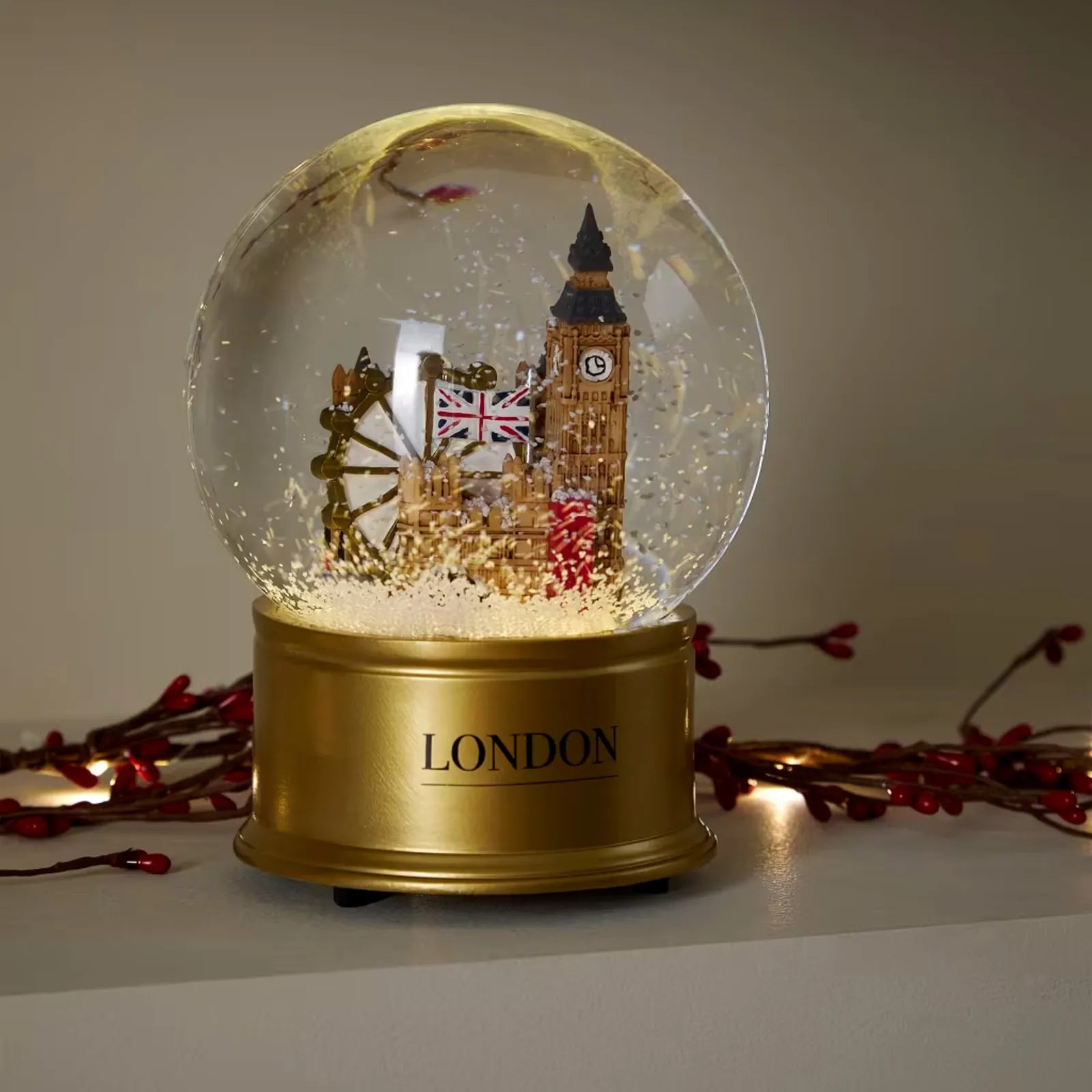 The London Skyline Snow Globe
