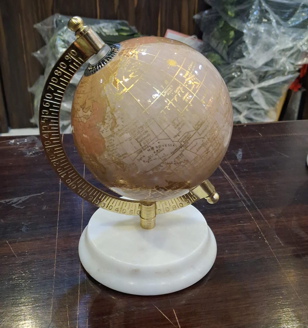 The Blush Atlas Globe – Small