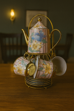 Palace Bloom Tea Set - Pink
