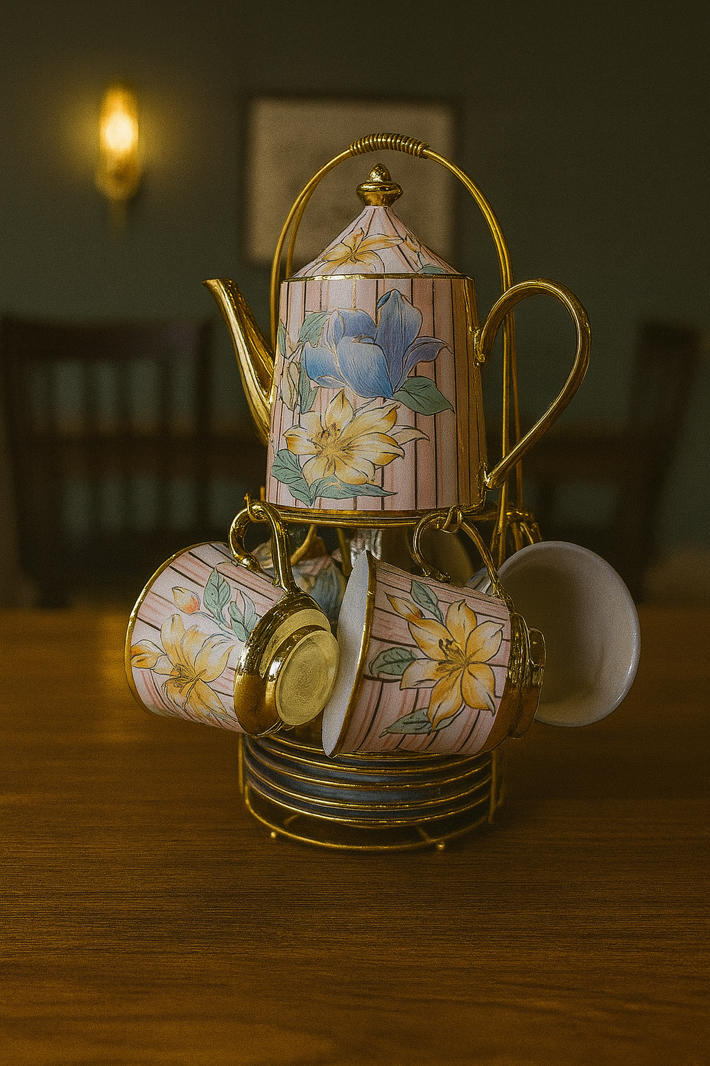 Palace Bloom Tea Set - Pink