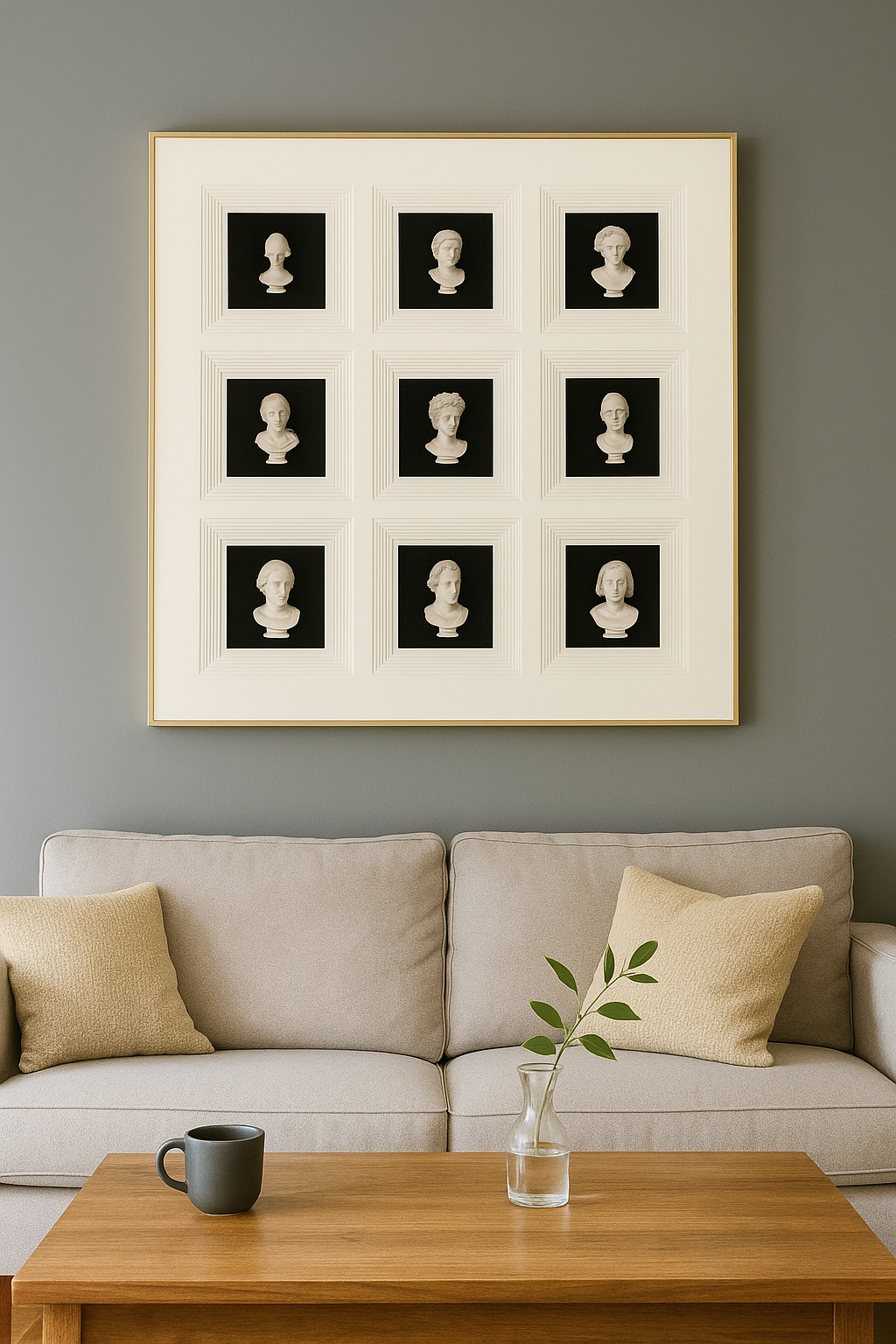 The Pantheon Silhouette Frame