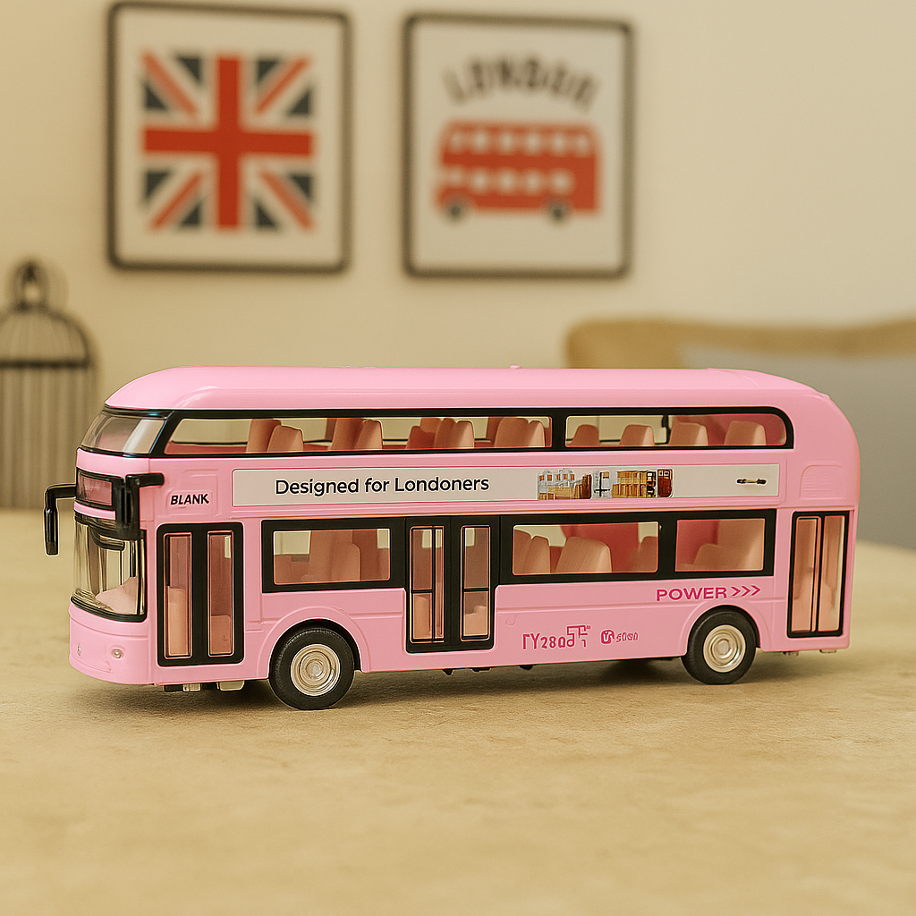 London Pink Bus Showpiece