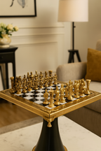 The Grandmaster's Throne Chess Table Set