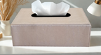 Balmoral Tissue Box — cream
