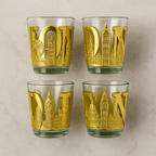 The Gilded London Skyline Set (Set of 4) - Gold