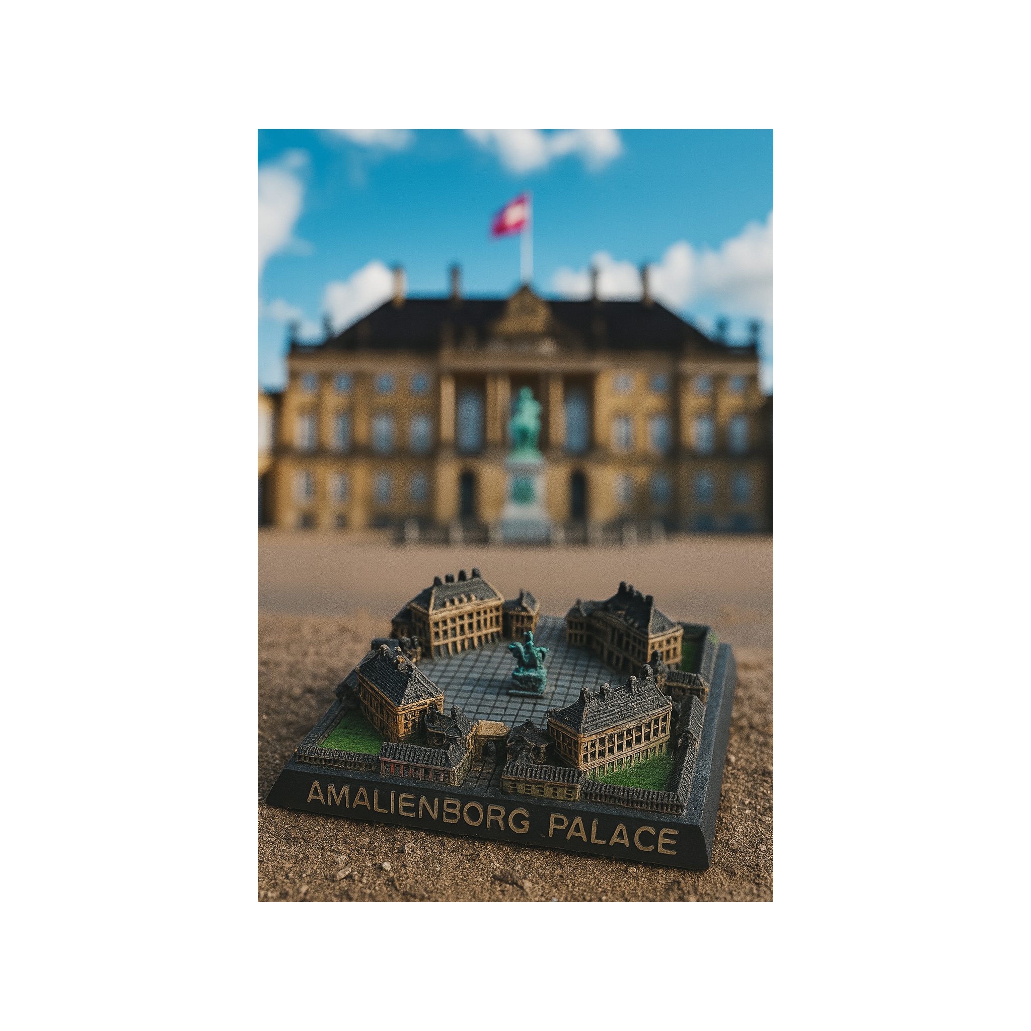 The Amalienborg Palace Square Copenhagen Miniature