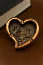 Timeless London Heart Ashtray – Bronze