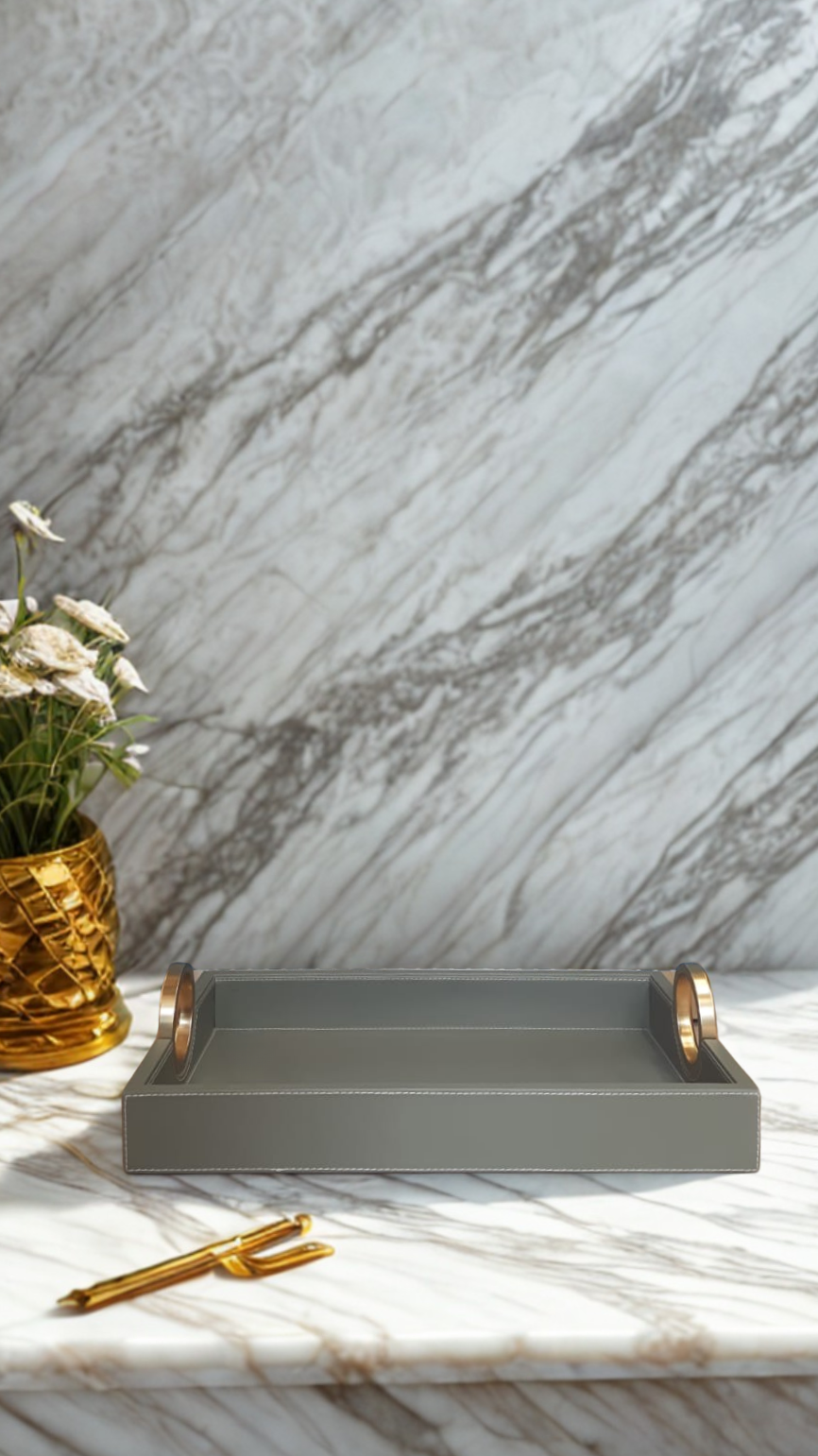 Windsor Sage Green Luxe Serving Tray - Medium