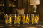 The Gilded London Skyline Set (Set of 4) - Gold