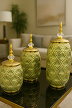 Emerald Majesty Temple Jar – Medium