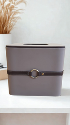 Oxford Leather Storage Bin
