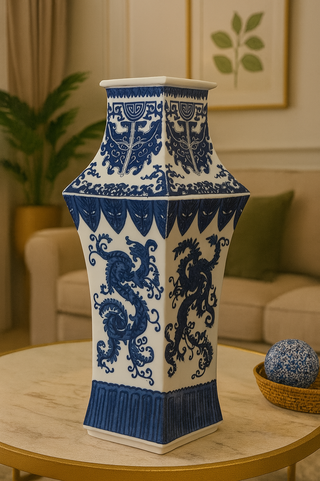The Imperial Azure Dragon Vase