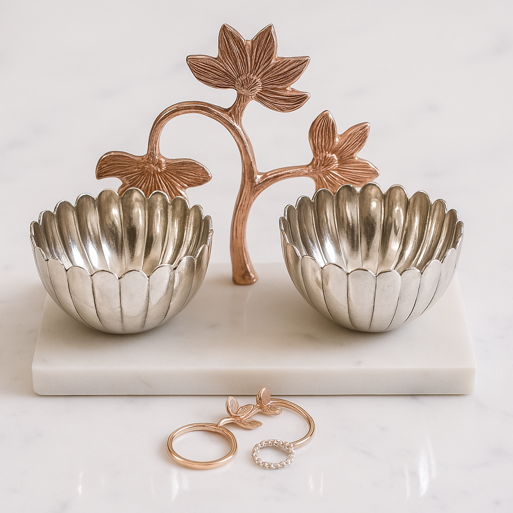 The Lotus Bloom Twin Bowl Set