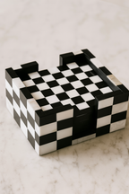 The Knightsbridge Check Coaster Set