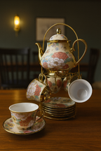 Golden Blossom Tea Set - Yellow